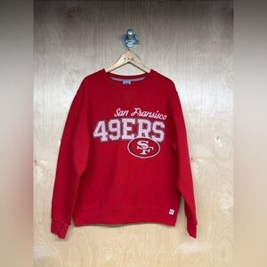 Vintage Russell Athletic San Francisco 49ers Red Sweater
